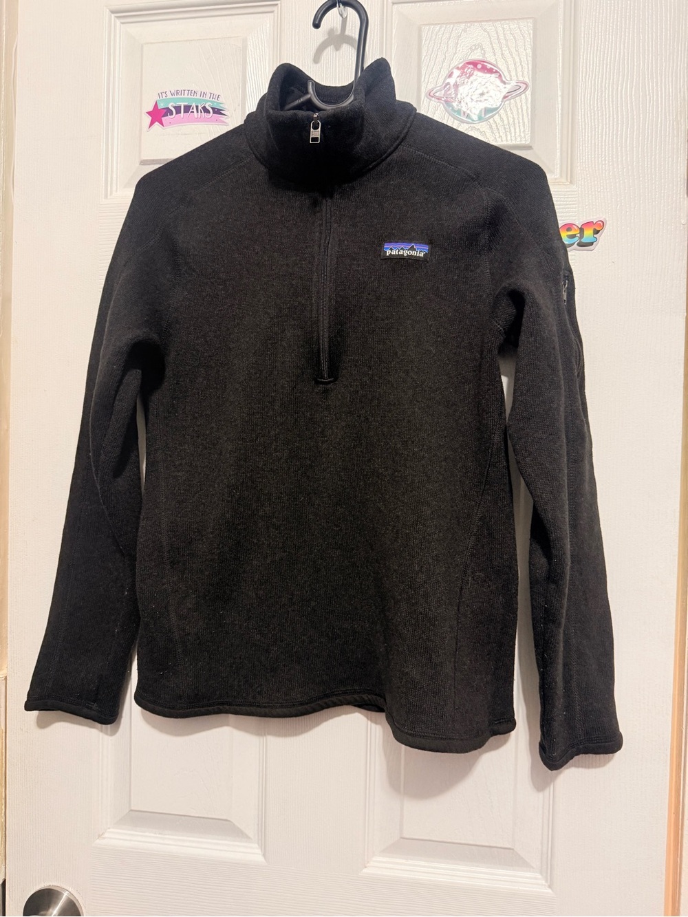 Patagonia black / gray Half-Zip Fleece Pullover